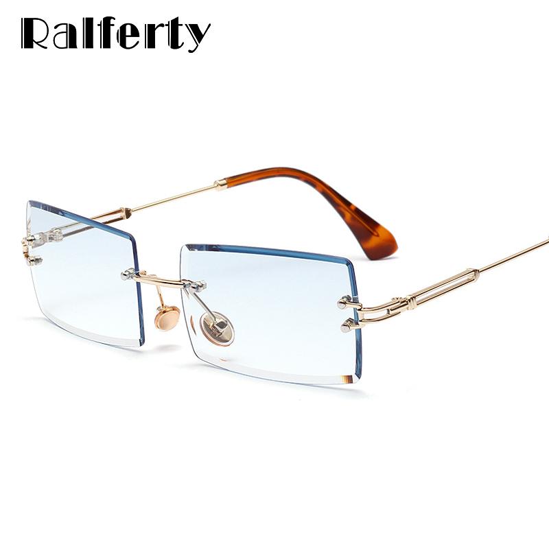 Ralferty Luxury Ladies Square Sunglasses Women Rimless Crystal Sun Glasses Blue Gradient Shades UV400 Protection Eyewear W18976
Ralferty Luxury Ladies Square Sunglasses Women Rimless Crystal Sun Glasses Blue Gradient Shades UV400 Protection Eyewear W18976
