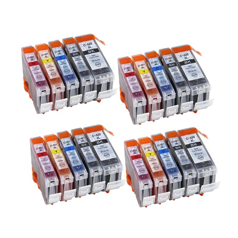 Xiongcai Compatible Ink Cartridge for Canon PGI520 CLI521 for PIXMA IP3600 IP4600 IP4700 MX860 MX870 MP540 PGI-520 PGI 520 
Xiongcai Compatible Ink Cartridge for Canon PGI520 CLI521 for PIXMA IP3600 IP4600 IP4700 MX860 MX870 MP540 PGI-520 PGI 520