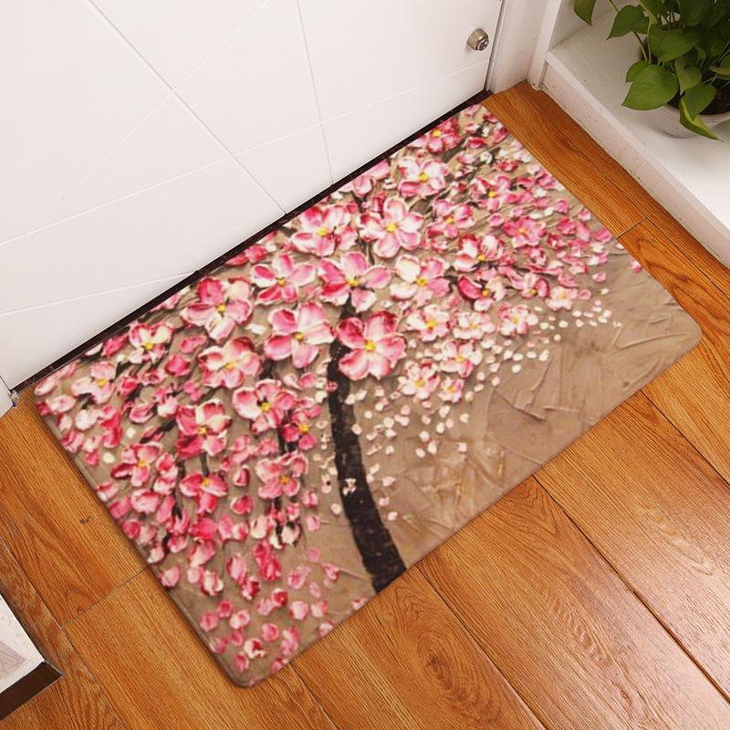 Oil Painting Trees Blue Gray Geometric Mats Red Flower Home Entry Hallway Carpets Decor Home Front Door Rug 40-60cm Coral Fleece
Oil Painting Trees Blue Gray Geometric Mats Red Flower Home Entry Hallway Carpets Decor Home Front Door Rug 40-60cm Coral Fleece