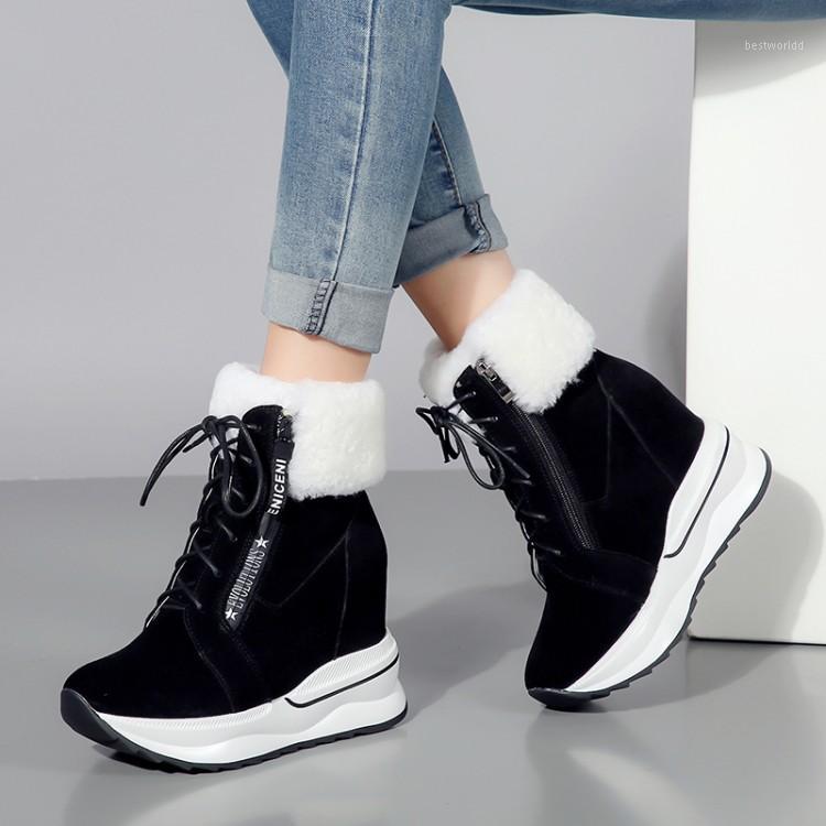 Winter shoes Women Snow Boots Ladies Warm Fur Cow Suede Wedge Ankle Boots Female Fashion Casual Shoes Comfort Footwear1, Black
Winter shoes Women Snow Boots Ladies Warm Fur Cow Suede Wedge Ankle Boots Female Fashion Casual Shoes Comfort Footwear1, Black