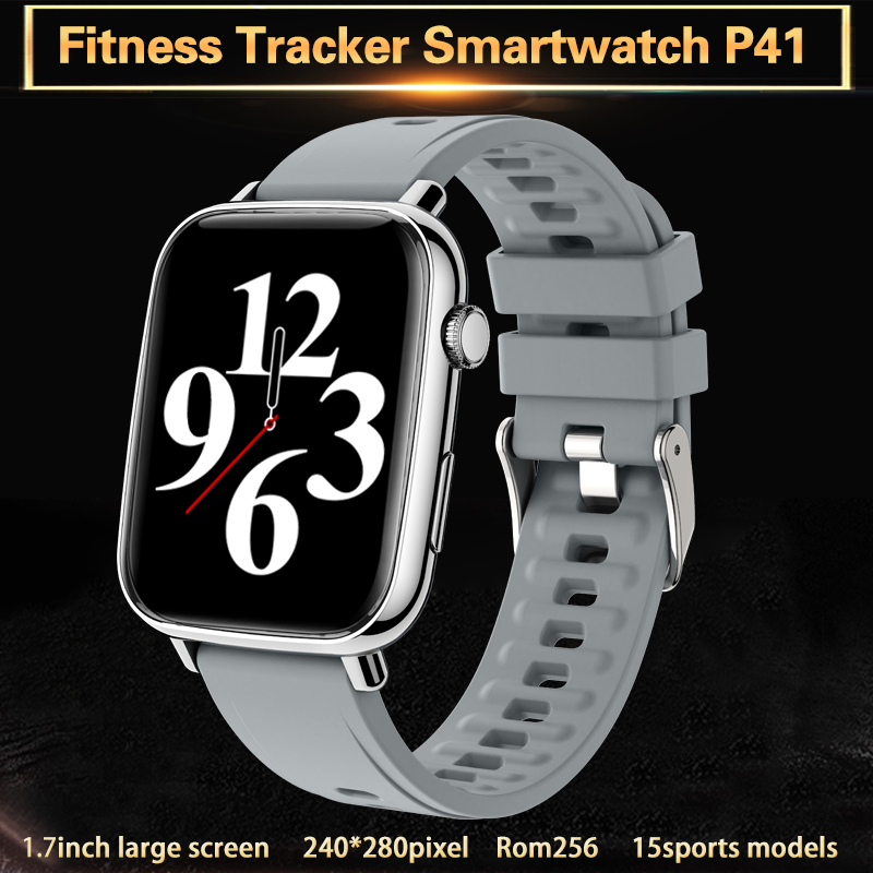 Smartwatch P41 Apple Iphone Watch Fitness Tracker Smart IWatch Android Men Women Sports Wristbrand 1.7inch 240*280pixel RAM256 ROM256 230mAh IP67 Custom Dial
Smartwatch P41 Apple Iphone Watch Fitness Tracker Smart IWatch Android Men Women Sports Wristbrand 1.7inch 240*280pixel RAM256 ROM256 230mAh IP67 Custom Dial
