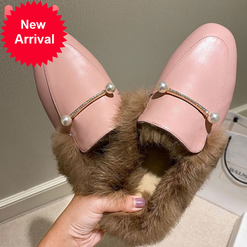 Top quality women's royal leather slippers warm skin flats winter woman casual daily lady house bills party shoes size 33-40, Pinker
Top quality women's royal leather slippers warm skin flats winter woman casual daily lady house bills party shoes size 33-40, Pinker
