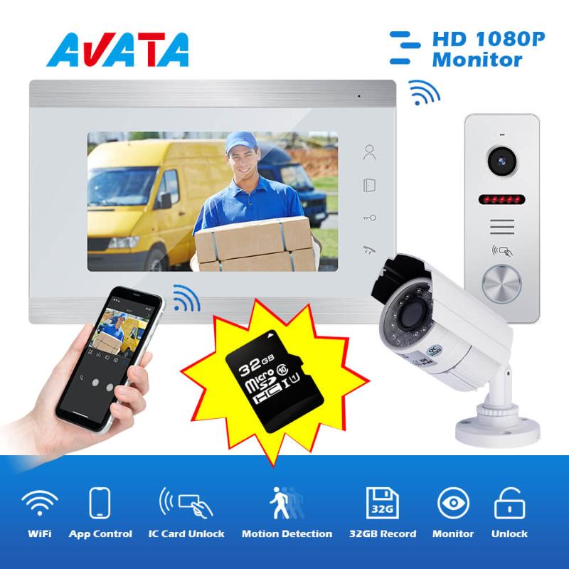 Wifi Video Intercom for Home Doorbell with Camera Night Vision Device 7 Inch Wireless Touch Screen Monitor Support App Control
Wifi Video Intercom for Home Doorbell with Camera Night Vision Device 7 Inch Wireless Touch Screen Monitor Support App Control