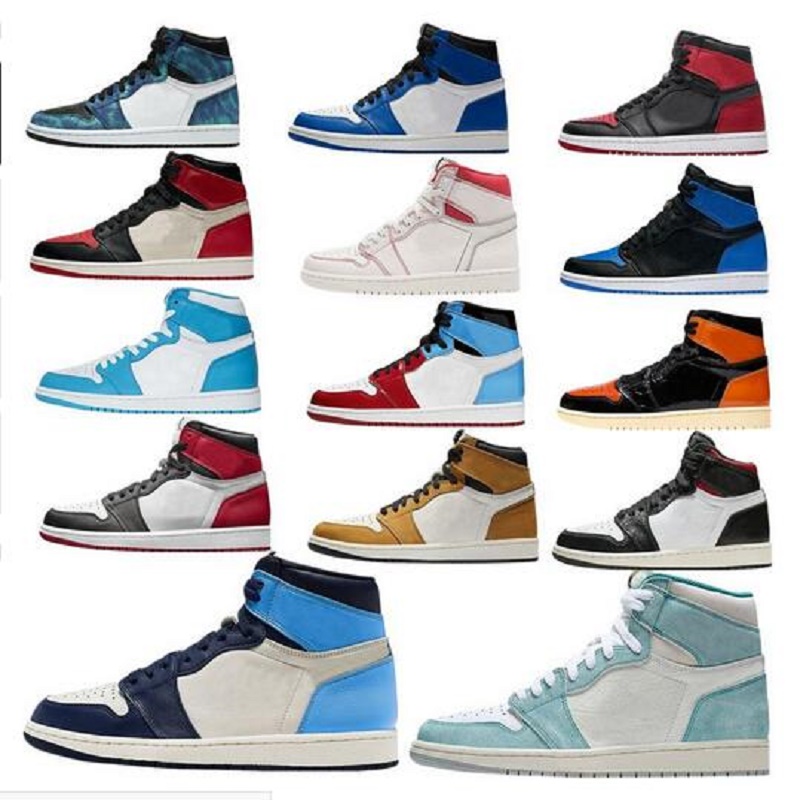 Mens basketball shoes 1s high og Obsidian Royal Toe Black white Rust Pink UNC Tie Dye Chicago 1 men women trainers sports sneakers, Color 19
Mens basketball shoes 1s high og Obsidian Royal Toe Black white Rust Pink UNC Tie Dye Chicago 1 men women trainers sports sneakers, Color 19