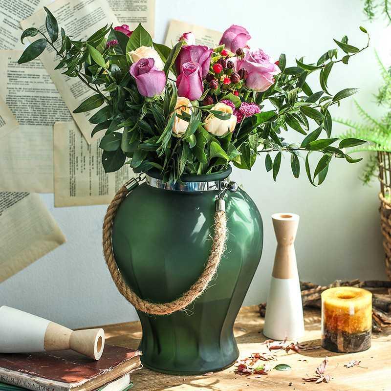 Colored frosted glass Vase rope vase decoration glass hydroponic container for Home Restaurant cafe Decoration J1
Colored frosted glass Vase rope vase decoration glass hydroponic container for Home Restaurant cafe Decoration J1