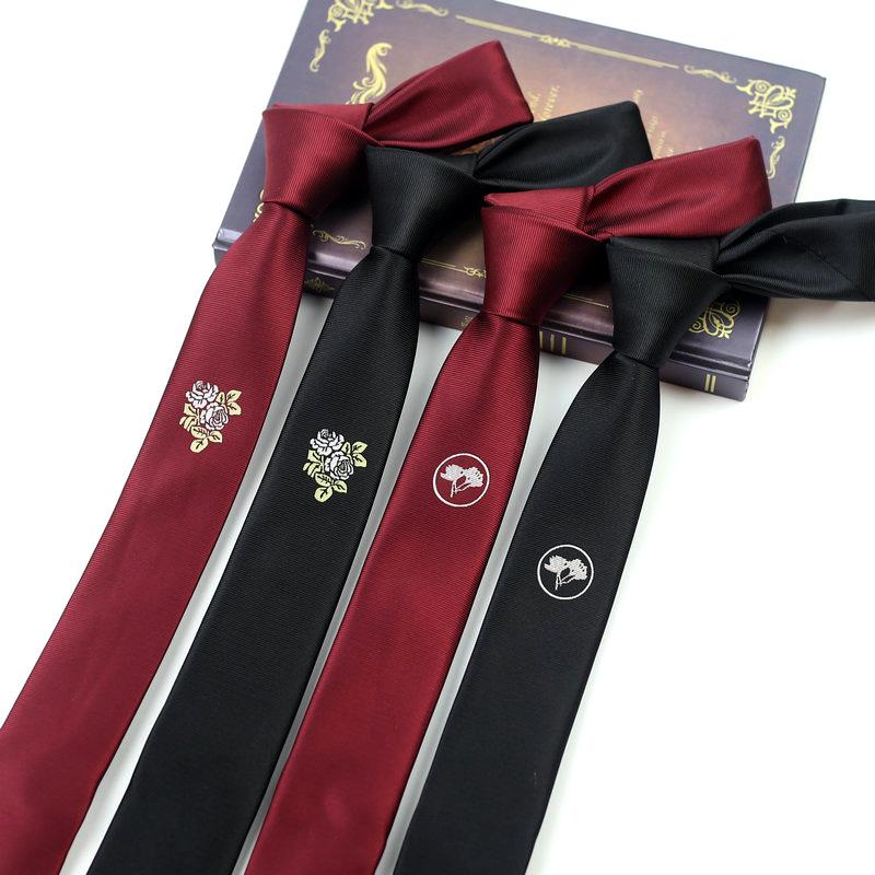 Bow Ties Men Tie Personality Embroidery Flowers Black Red Business Casual Korean British Narrow 5cm Necktie Wild Trend Accessories
Bow Ties Men Tie Personality Embroidery Flowers Black Red Business Casual Korean British Narrow 5cm Necktie Wild Trend Accessories