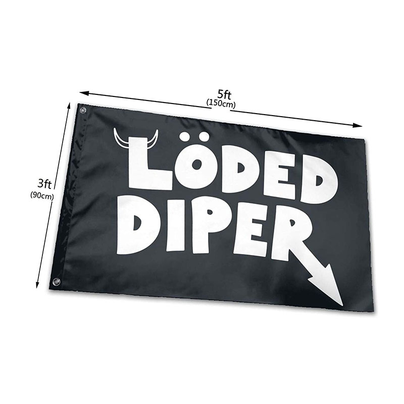 Loded Diper 3x5 Foot Us Flag - Vivid Color and Uv Fade Resistant Bright Vivid Colors, Durable Brass Grommets and Double Stitched
Loded Diper 3x5 Foot Us Flag - Vivid Color and Uv Fade Resistant Bright Vivid Colors, Durable Brass Grommets and Double Stitched