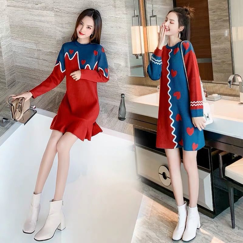 2021 New winter sweet fashion around the female neck elegant long sleeve knitted in love y282 7V8G, Hongse aixinchilun
2021 New winter sweet fashion around the female neck elegant long sleeve knitted in love y282 7V8G, Hongse aixinchilun