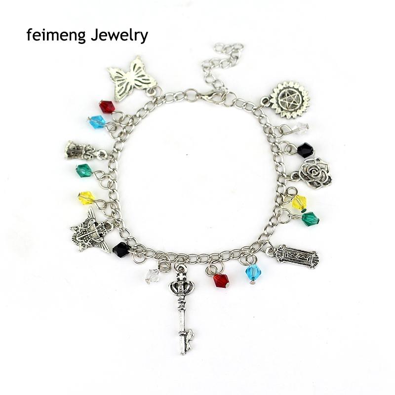 Black housekeeper Black Butler Crystal Beads Alloy Pendent Charm Bracelet High Quality Gift For Woman Cartoon Jewelry Wholesale
Black housekeeper Black Butler Crystal Beads Alloy Pendent Charm Bracelet High Quality Gift For Woman Cartoon Jewelry Wholesale