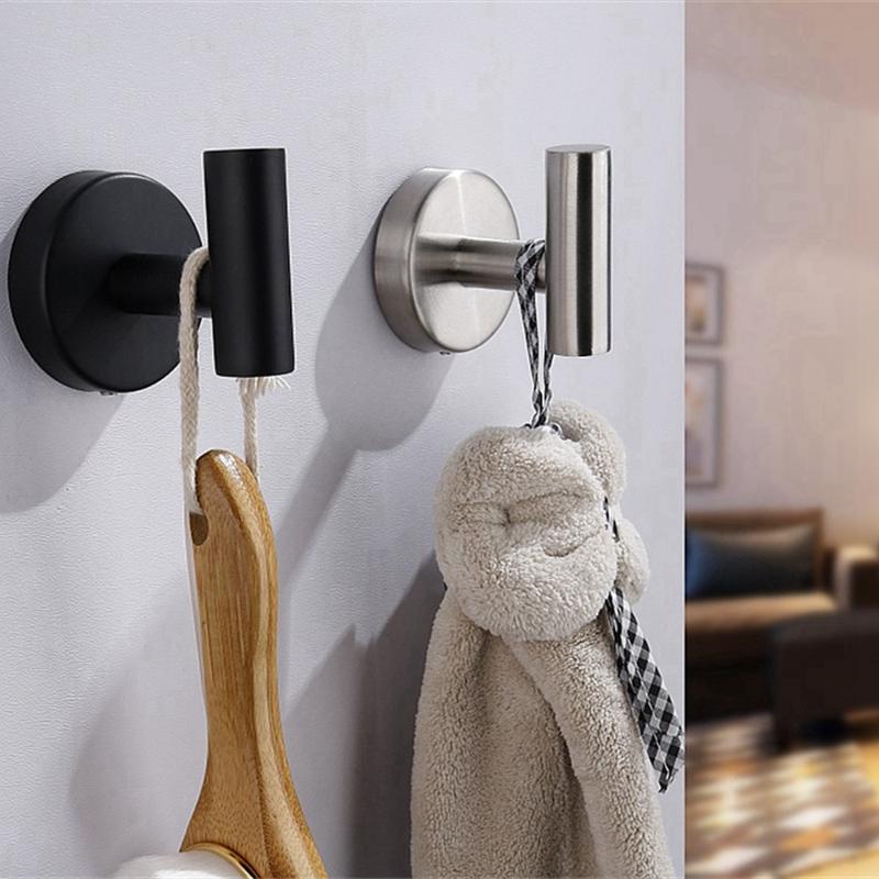 2 Pack Bathroom Matte Black Coat Hook Stainless Steel Single Towel/Robe Clothes Hook for Bath Kitchen Contemporary Hotel Style
2 Pack Bathroom Matte Black Coat Hook Stainless Steel Single Towel/Robe Clothes Hook for Bath Kitchen Contemporary Hotel Style