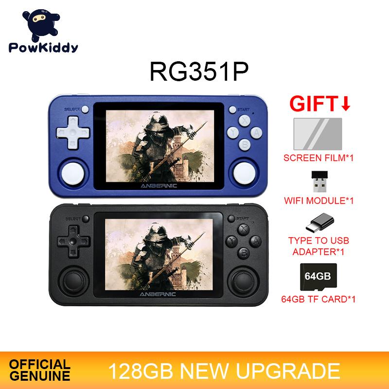 Powkiddy RG351P Handheld Game Console 3.5-inch IPS Screen Dual Rocker Linux System PC Shell PS1 N64 Games Children's gifts
Powkiddy RG351P Handheld Game Console 3.5-inch IPS Screen Dual Rocker Linux System PC Shell PS1 N64 Games Children's gifts