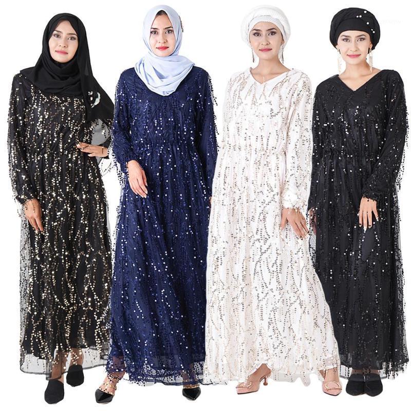 Ethnic Clothing Sequins Abaya Muslim Women Tassel Long Sleeve Maxi Dress Islamic Kaftan Jilbab Dubai Robe Gown Cocktail Party Caftan Ramadan
Ethnic Clothing Sequins Abaya Muslim Women Tassel Long Sleeve Maxi Dress Islamic Kaftan Jilbab Dubai Robe Gown Cocktail Party Caftan Ramadan