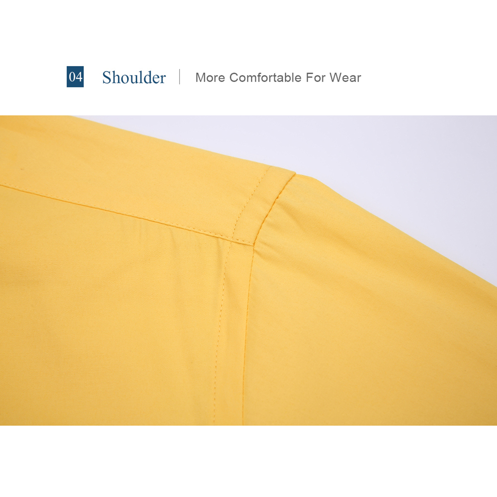 Alimens & Gentle Mens French Cuff Dress Shirt Men Long Sleeve Solid Color Striped Style Cufflink Include Fashion New 201124