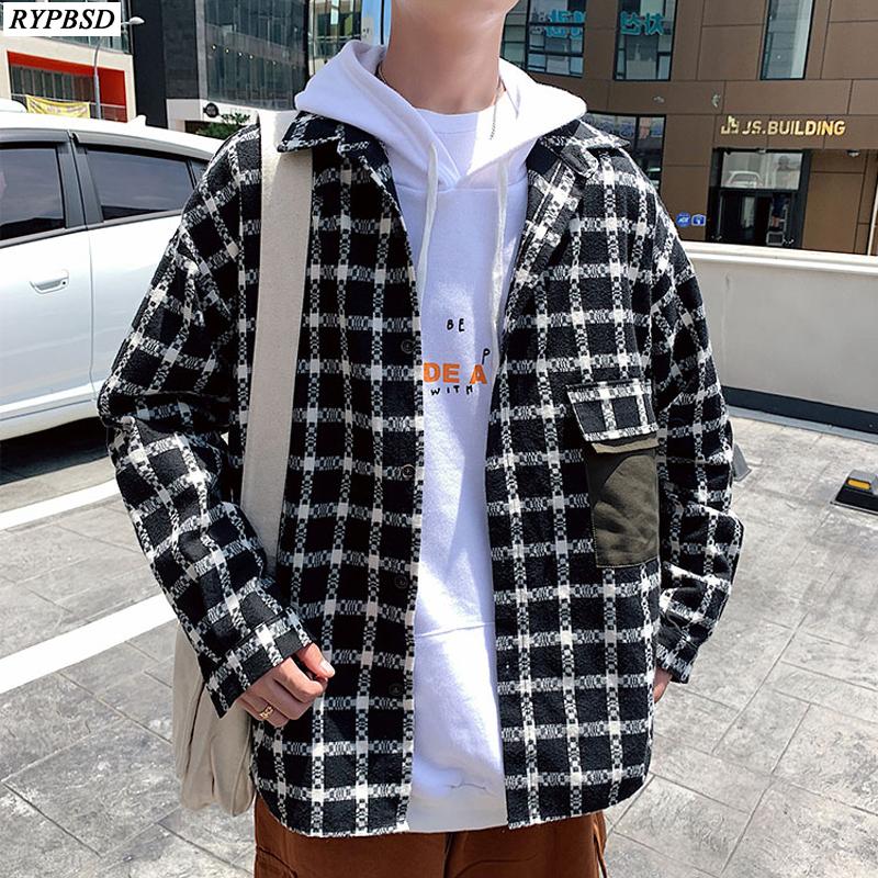 New Autumn Plaid Shirt Men Harajuku Long Sleeve Turn-down Collar Single Breasted Fashion Casual Cotton Hip Hop Plaid Blouse Men, Black
New Autumn Plaid Shirt Men Harajuku Long Sleeve Turn-down Collar Single Breasted Fashion Casual Cotton Hip Hop Plaid Blouse Men, Black