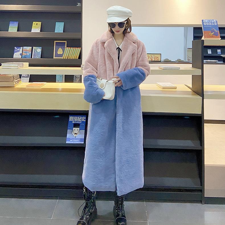 FNOCE 2020 winter new women' fur coats fashion trends patchwork long sleeve plus velvet thickened warm slim elegant coat jacket, Yellow black
FNOCE 2020 winter new women' fur coats fashion trends patchwork long sleeve plus velvet thickened warm slim elegant coat jacket, Yellow black