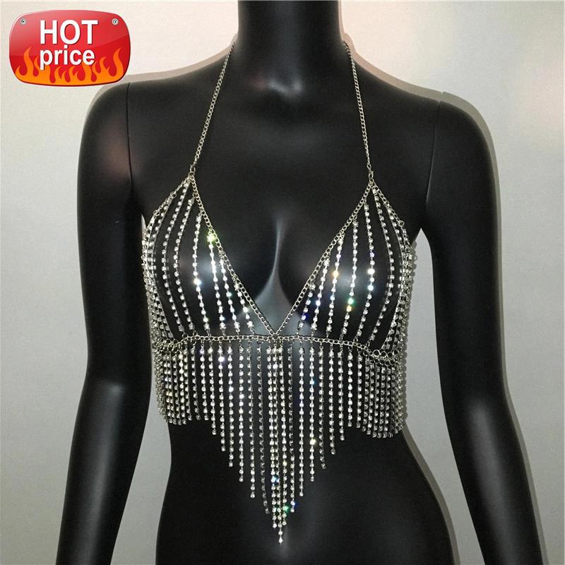 AKYZO Luxury Metal Chain Rhinestones Shiny Camis Women Gold Hollow Out Tassel Party Nightclub Diamond-Studded Cropped Top #EG61, White
AKYZO Luxury Metal Chain Rhinestones Shiny Camis Women Gold Hollow Out Tassel Party Nightclub Diamond-Studded Cropped Top #EG61, White