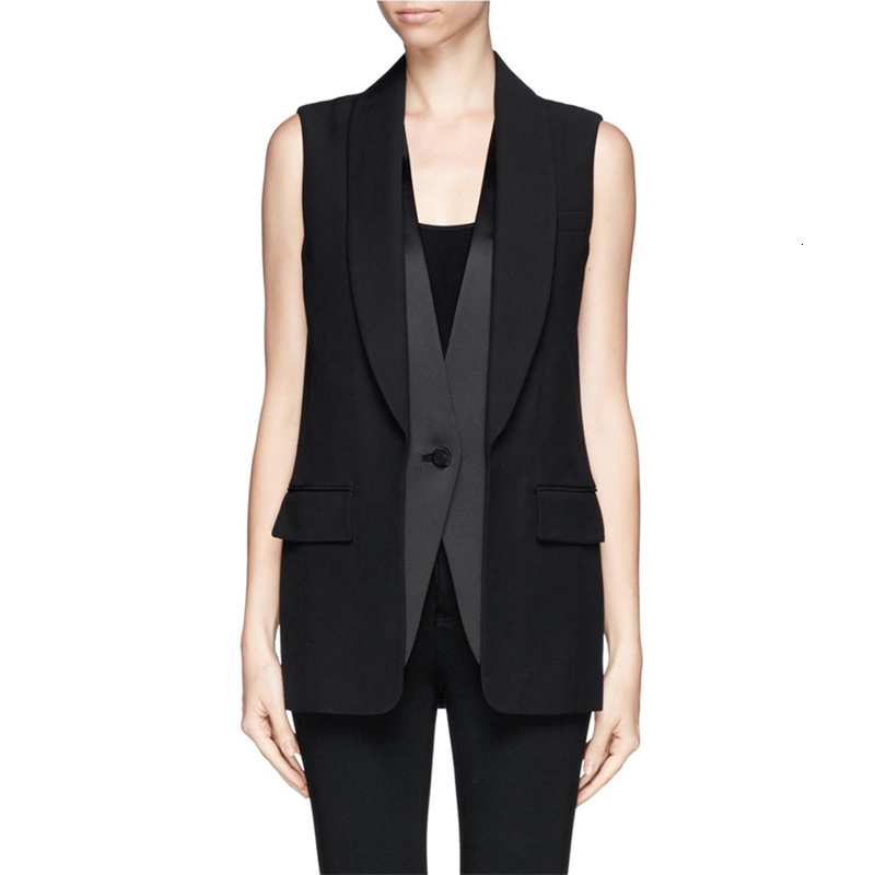 the Lady's New Office Single Buttons 2021 European Female Thin Fall Girls High Quality Vest Nlhf, Black
the Lady's New Office Single Buttons 2021 European Female Thin Fall Girls High Quality Vest Nlhf, Black