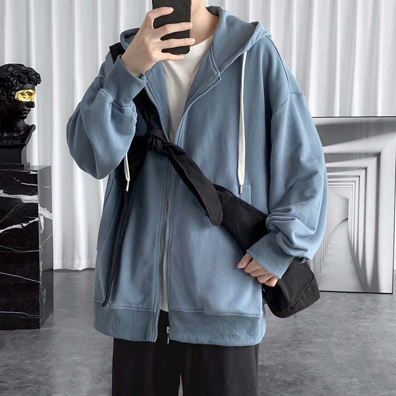 2021 Cardigan Hoodie Zipper Male Trend Loose with Hood Popular Sports Ins Hong Kong Style Spring and Autumn Coat Anbt, Red
2021 Cardigan Hoodie Zipper Male Trend Loose with Hood Popular Sports Ins Hong Kong Style Spring and Autumn Coat Anbt, Red