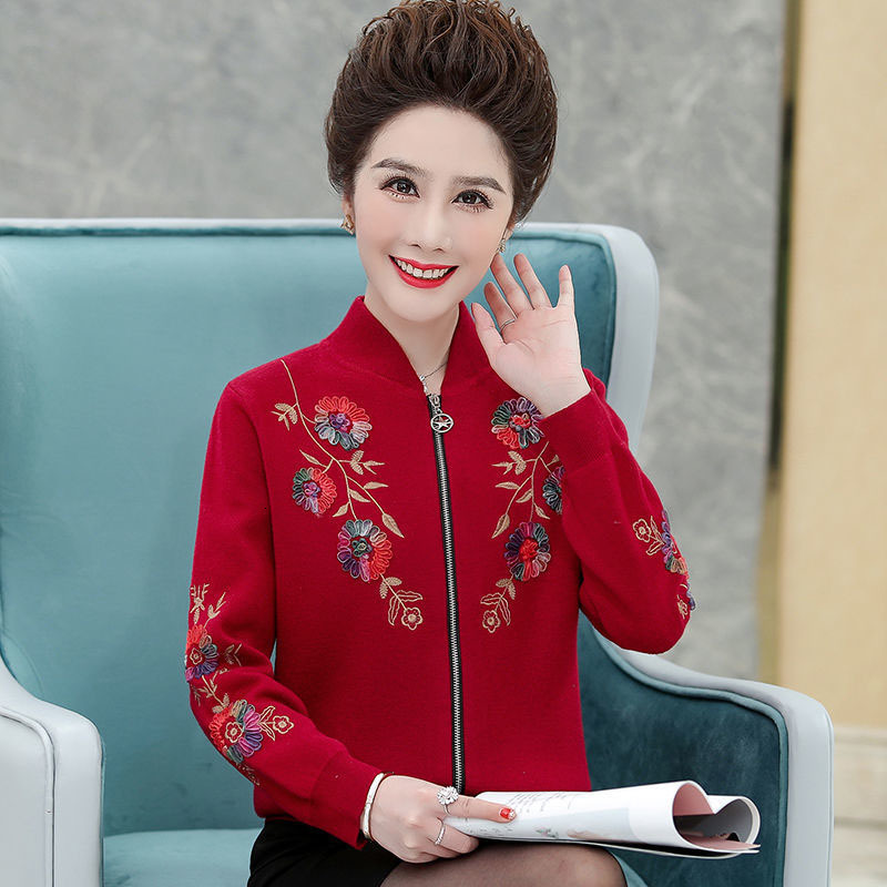 Middle-aged and Elderly Women Cardigan Nightgown New Autumn Winter Women's Knitted Jacket Loose Mesh Tops Outerwear R905 Y7df, Orange
Middle-aged and Elderly Women Cardigan Nightgown New Autumn Winter Women's Knitted Jacket Loose Mesh Tops Outerwear R905 Y7df, Orange