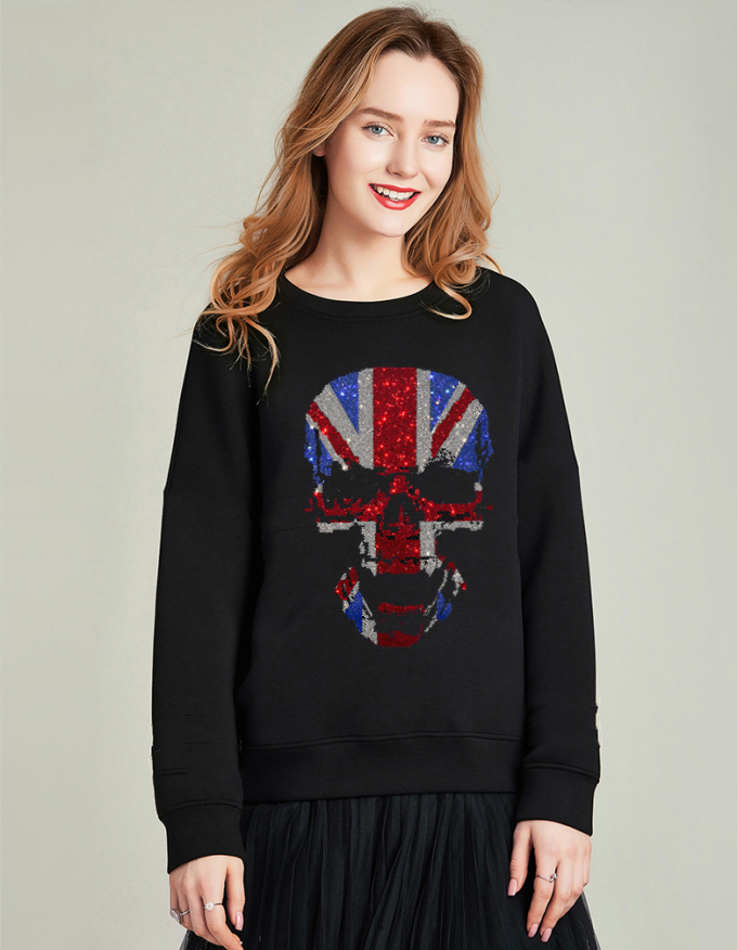 2020 Female Strass Hoodies Autumn Diamond with Hoodie Long Sleeve Sweater Plus Size 074r, The shown
2020 Female Strass Hoodies Autumn Diamond with Hoodie Long Sleeve Sweater Plus Size 074r, The shown
