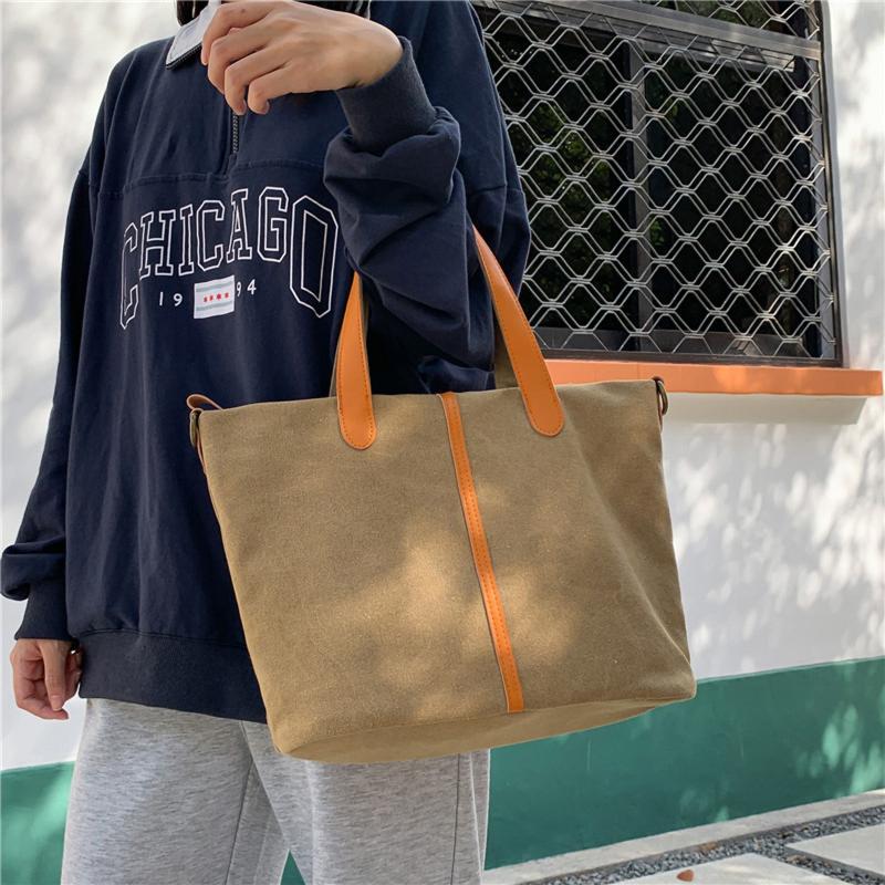 Brand Canvas Tote Bag Women Handbags Female Designer Large Capacity Leisure Shoulder Bags Weekend Shopping Travel Bolsas, Black
Brand Canvas Tote Bag Women Handbags Female Designer Large Capacity Leisure Shoulder Bags Weekend Shopping Travel Bolsas, Black