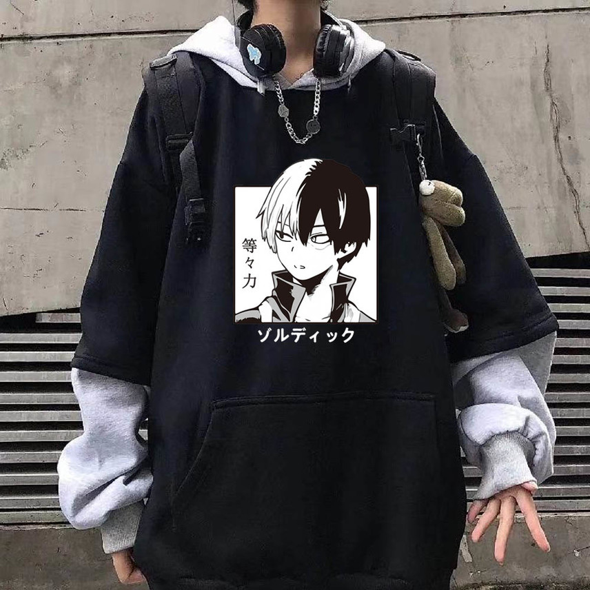 My hero academy men's women's hoodi and printed sweatshirts, large long sved Unisex sweaters, hip hop style, shoto Todoroki, 2021, Black
My hero academy men's women's hoodi and printed sweatshirts, large long sved Unisex sweaters, hip hop style, shoto Todoroki, 2021, Black