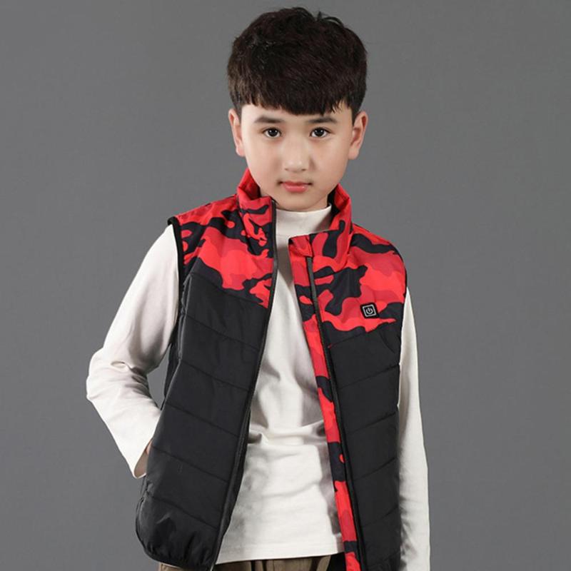 Kids 3 Areas Heated Vest USB Charging Warm Jacket Washable Smart Heated Cotton Vest 25-35-45 Degree Adjustable, Blue
Kids 3 Areas Heated Vest USB Charging Warm Jacket Washable Smart Heated Cotton Vest 25-35-45 Degree Adjustable, Blue