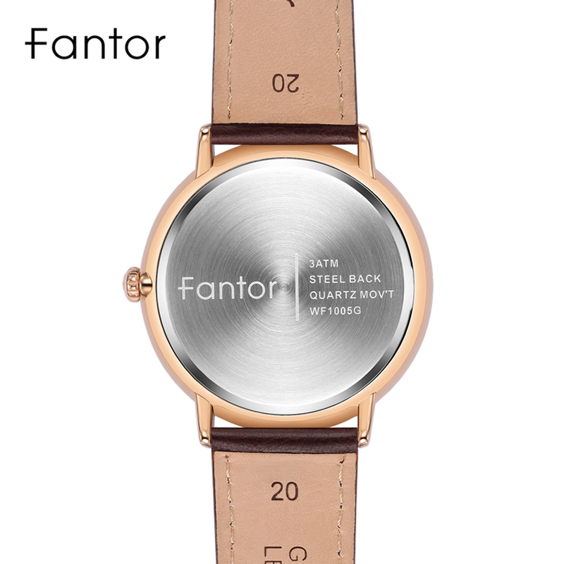 Fantor Minimalist Classic Men Watch relogio masculino Leather Watch for Man Luminous Hand Date Quartz Watches LJ201118