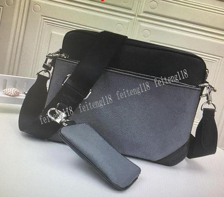 New M69443 TRIO Messenger Bag Eclipse Reverse Canvas Men Crossbody Bags 3 Piece Set Leather Man Shoulder Bag With Purse Wallet
New M69443 TRIO Messenger Bag Eclipse Reverse Canvas Men Crossbody Bags 3 Piece Set Leather Man Shoulder Bag With Purse Wallet