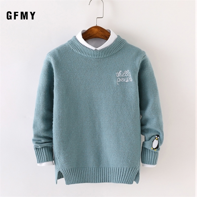 GFMY Autumn Winter Fashion O-Collar Embroidered Penguin Sweater For Boys Warm wool 5-14 year Coat Kids Sweaters 201109, Red
GFMY Autumn Winter Fashion O-Collar Embroidered Penguin Sweater For Boys Warm wool 5-14 year Coat Kids Sweaters 201109, Red