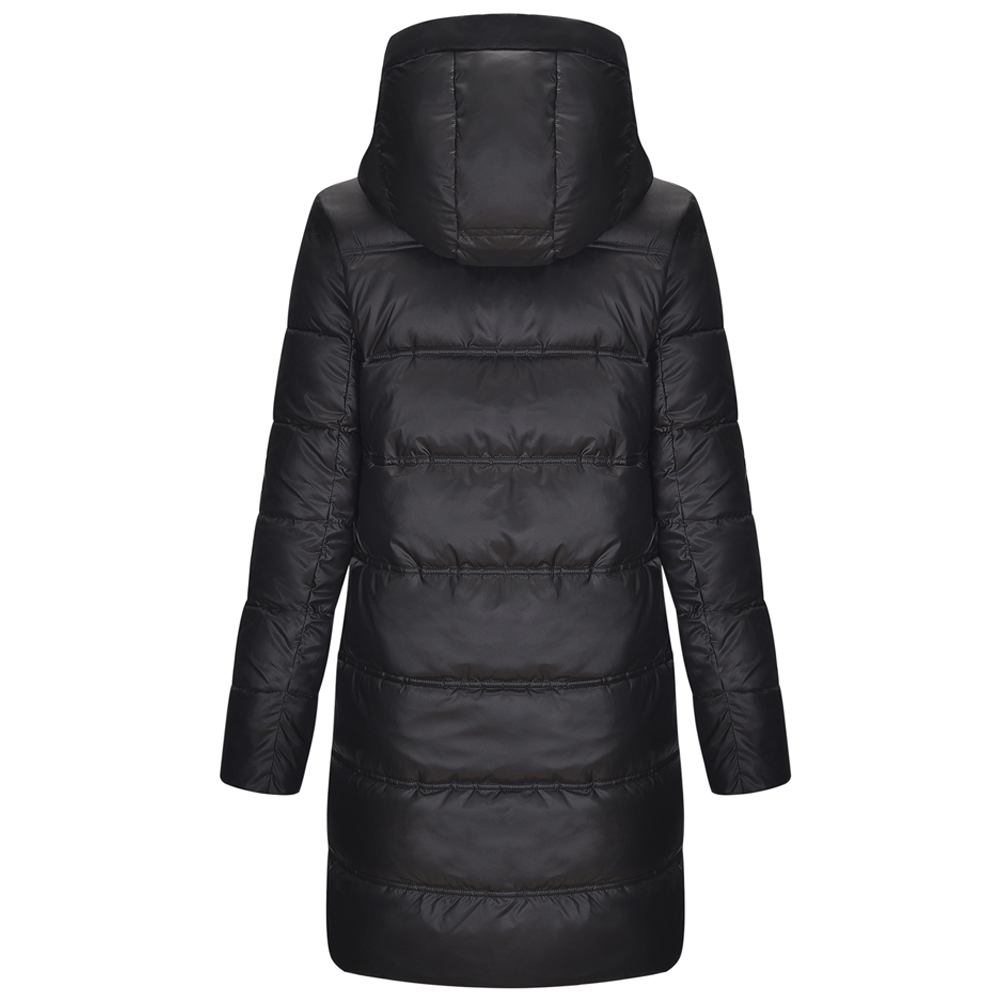 Women's Winter Warm Hooded Parka Jacket Coat Thickened Cotton Padded Overcoat Jackets and Coats 201217