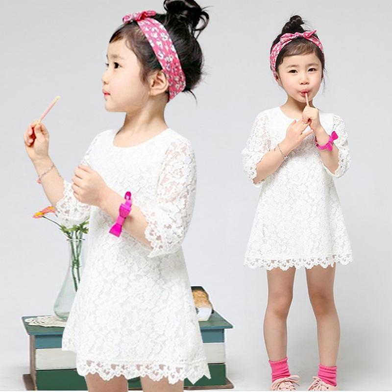 Girl's Dresses Seven Points Sleeve Brief Cotton Lace Girls Kids Skirt Children Clothing 3-12 Years Old Solid Color Princess Dress, Red;yellow
Girl's Dresses Seven Points Sleeve Brief Cotton Lace Girls Kids Skirt Children Clothing 3-12 Years Old Solid Color Princess Dress, Red;yellow