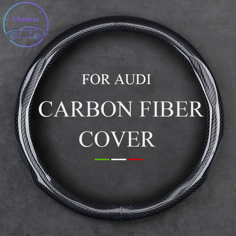 Carbon Fiber Steering Wheel Cover for AUDI A1 A3 A5 A6 Q2 Q5 S7 QS RS TT Universal 37-38cm 15 Inches Leather Trim Strip Interior Accessories
Carbon Fiber Steering Wheel Cover for AUDI A1 A3 A5 A6 Q2 Q5 S7 QS RS TT Universal 37-38cm 15 Inches Leather Trim Strip Interior Accessories