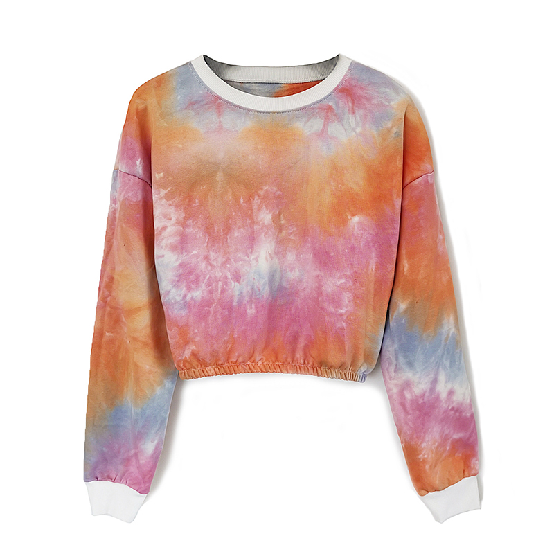 Women Hoodie Tie-dye printed open-neck long-sleeve pullover Rainbow Gradient Tops Spring Summer Women's clothing, Lightblue
Women Hoodie Tie-dye printed open-neck long-sleeve pullover Rainbow Gradient Tops Spring Summer Women's clothing, Lightblue