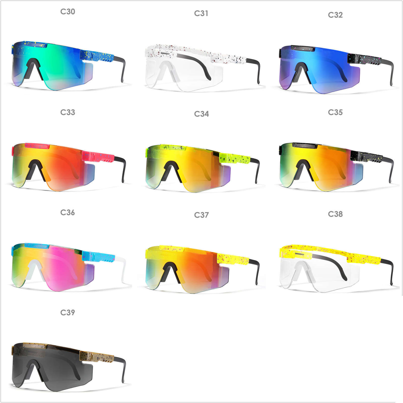 Windproof Riding Goggles Sunglasses TR90 Fashion Men Women Sun Glasses Per Big Frame PC Eyewear With Box, White;black
Windproof Riding Goggles Sunglasses TR90 Fashion Men Women Sun Glasses Per Big Frame PC Eyewear With Box, White;black