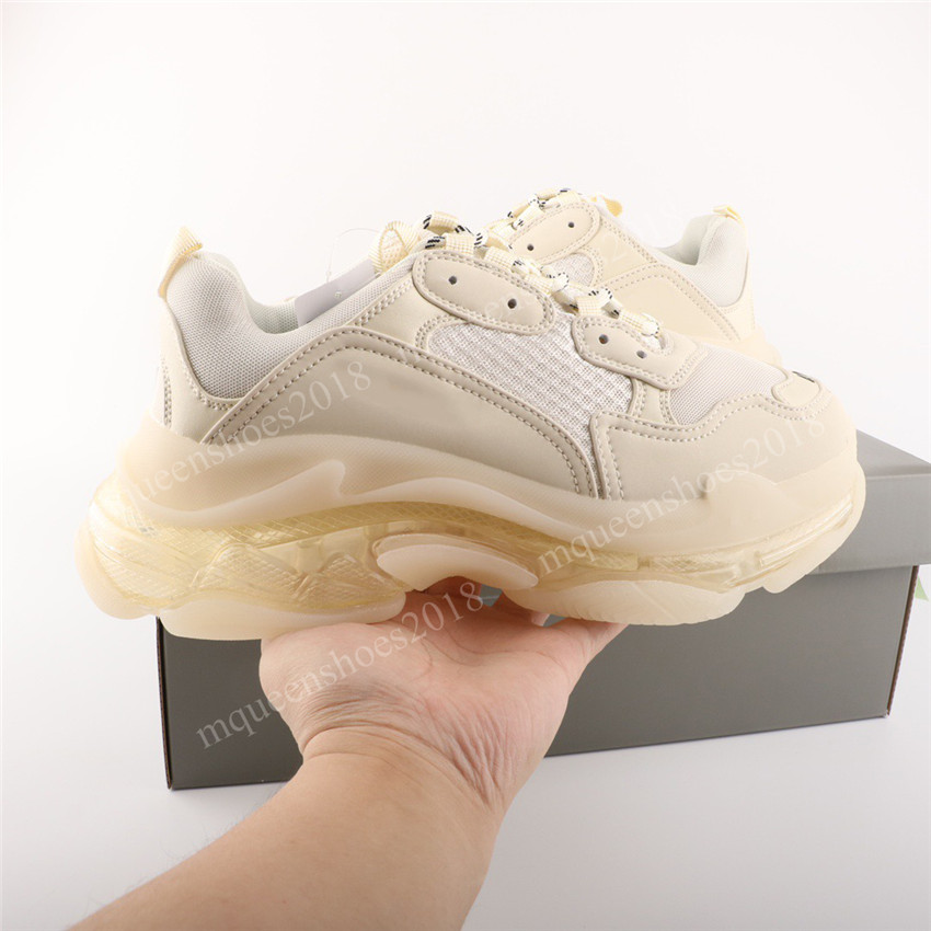 Paris Triple S Casual Shoes Clear Sole Trendy Sports Fashion Bubble Black White Green Men Women Breathable Platform Sports Sneakers Trainers
Paris Triple S Casual Shoes Clear Sole Trendy Sports Fashion Bubble Black White Green Men Women Breathable Platform Sports Sneakers Trainers