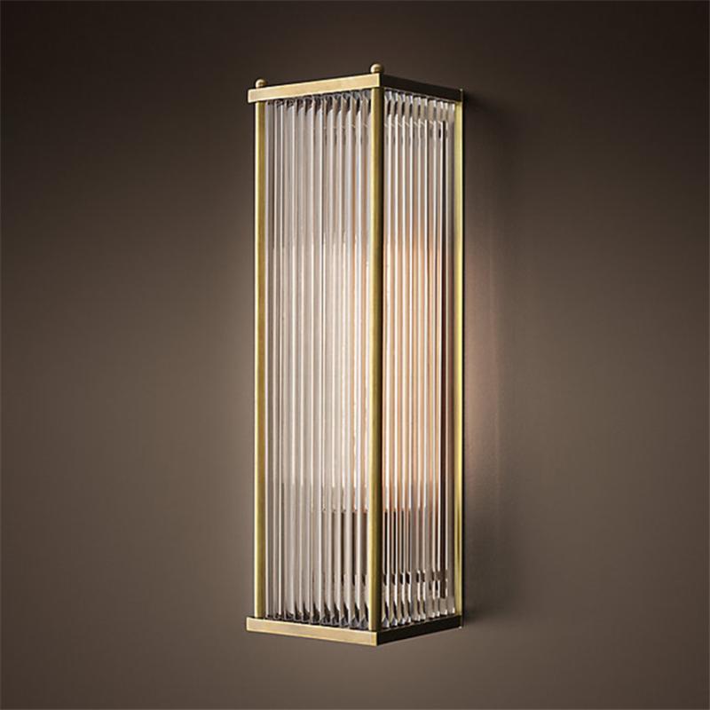 RH Modern Luxury Rectangular Glass Bar Wall Lamps American Living Room Dining Bedroom Aisle Corridor Sconce Wall Lights Fixtures
RH Modern Luxury Rectangular Glass Bar Wall Lamps American Living Room Dining Bedroom Aisle Corridor Sconce Wall Lights Fixtures