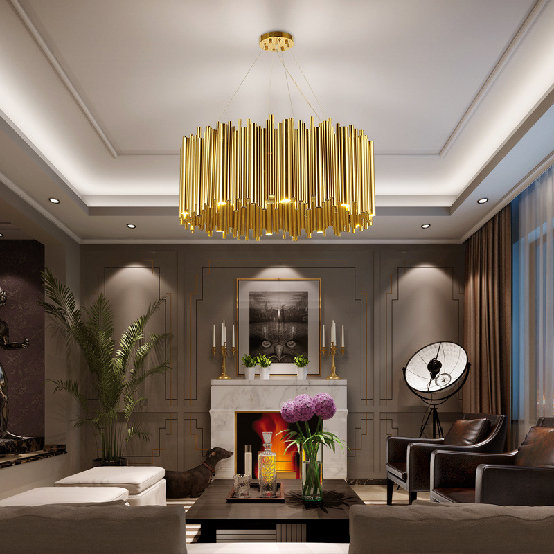 Italy Design Gold Delightfull Brubeck Chandelier Aluminum Alloy Tube Suspension Luminaire Fashion Project Lamp
Italy Design Gold Delightfull Brubeck Chandelier Aluminum Alloy Tube Suspension Luminaire Fashion Project Lamp