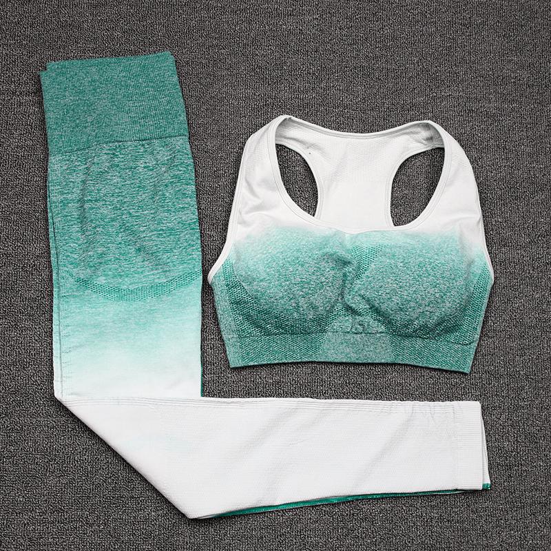 ATHVOTAR Women Seamless Yoga Set Gym Set Women High Waist Gym Leggings Push Up Bra Sports 2 Piece Workout, Green bra
ATHVOTAR Women Seamless Yoga Set Gym Set Women High Waist Gym Leggings Push Up Bra Sports 2 Piece Workout, Green bra