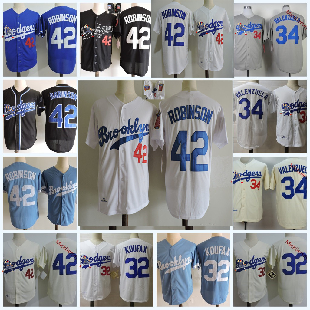 Mens 1955 Brooklyn #32 Sandy Koufax Jersey Stiched White grey Blue #42 Jackie Robinson Jersey #34 Fernando Valenzuela Jersey -3XL, 42 jackie robinson
Mens 1955 Brooklyn #32 Sandy Koufax Jersey Stiched White grey Blue #42 Jackie Robinson Jersey #34 Fernando Valenzuela Jersey -3XL, 42 jackie robinson