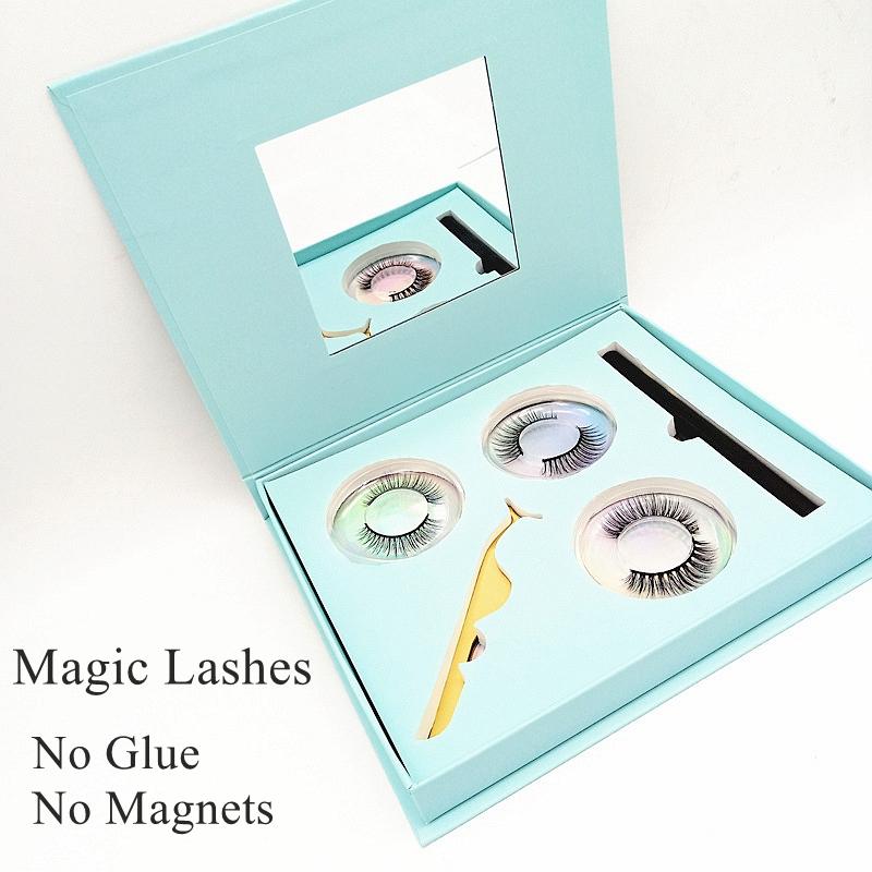 3 Pairs Magic Natural Look Eyelashes Set False Eyelashes with Sticky Eyeliner Set No Glue No Magnets Makeup Extension
3 Pairs Magic Natural Look Eyelashes Set False Eyelashes with Sticky Eyeliner Set No Glue No Magnets Makeup Extension