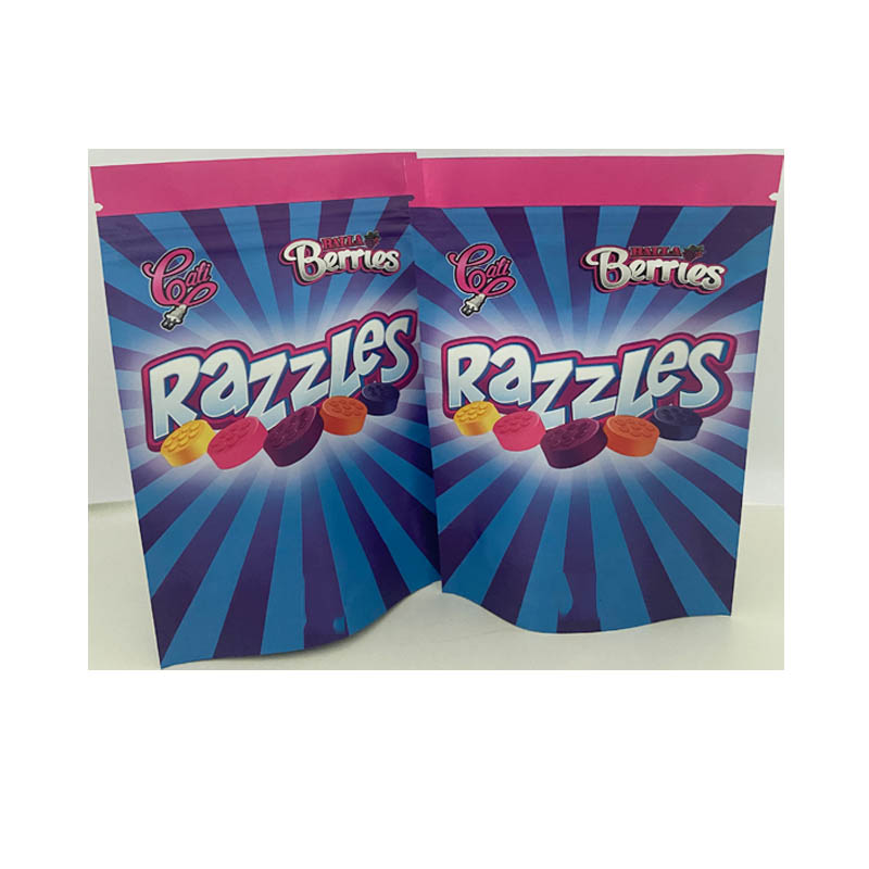 Balla berries Razzles 3 5g mylar bags edible dry herb flower packaging with free DHL shipping
Balla berries Razzles 3 5g mylar bags edible dry herb flower packaging with free DHL shipping