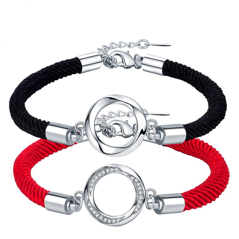 Classic Round Circle Rope Braid Crystal Lover Bracelet Men Women Couple Bangle Best friend Romantic Jewelry Gift Bracelet, Golden;silver
Classic Round Circle Rope Braid Crystal Lover Bracelet Men Women Couple Bangle Best friend Romantic Jewelry Gift Bracelet, Golden;silver