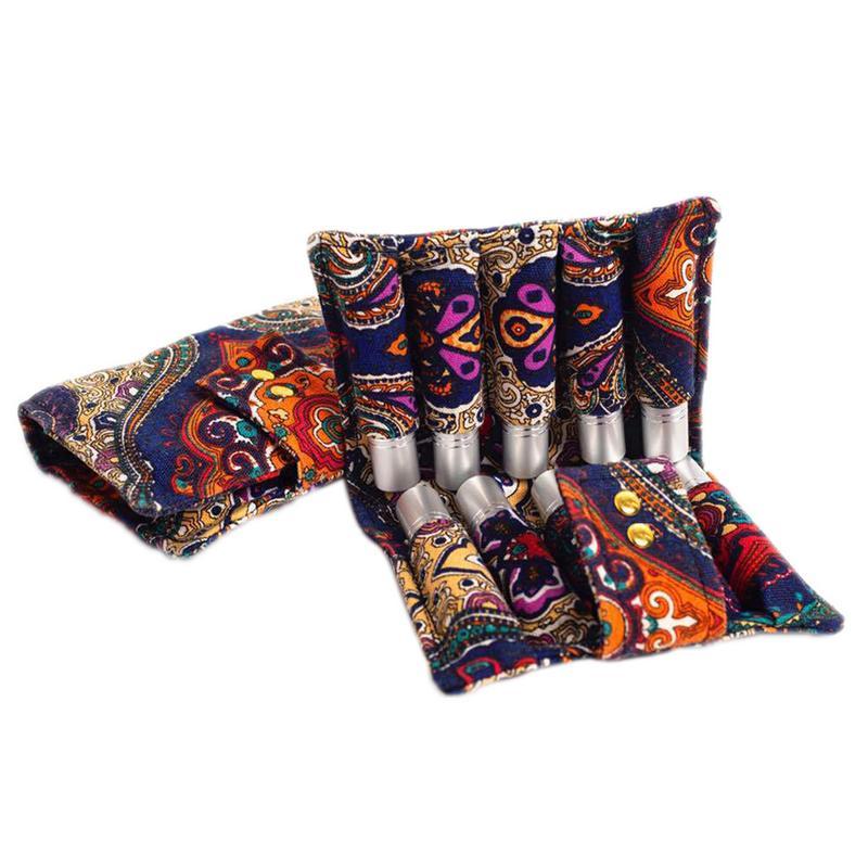 10-Grid Bottle Essential Oil Storage Bag 10ml Canvas Essential Oil Bag Carrying Holder Case Women Cosmetic Makeup 
10-Grid Bottle Essential Oil Storage Bag 10ml Canvas Essential Oil Bag Carrying Holder Case Women Cosmetic Makeup