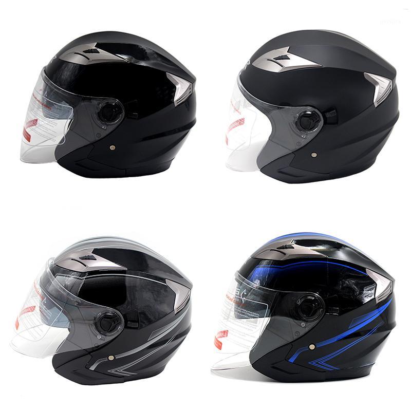 IBK Double Visor Motorcycle Helmets Universal 3/4 Face Summer Cool Electric Bicycle Scooter Matte Helmet IBK-7081, Black
IBK Double Visor Motorcycle Helmets Universal 3/4 Face Summer Cool Electric Bicycle Scooter Matte Helmet IBK-7081, Black