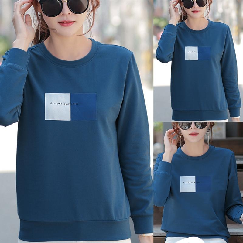 Women Fashion Printed Sweatshirt Women Long Sleeve Hoodies Korean Style Hoody Top, Blue
Women Fashion Printed Sweatshirt Women Long Sleeve Hoodies Korean Style Hoody Top, Blue