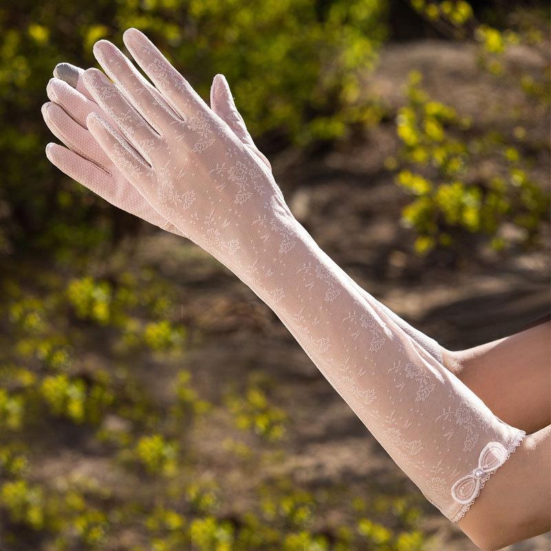 Five Fingers Gloves Long Sunscreen Women Thin Ladies Touch Screen Lace Driving Fishnet Hand
Five Fingers Gloves Long Sunscreen Women Thin Ladies Touch Screen Lace Driving Fishnet Hand