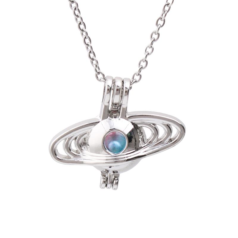 1pc Silver Plated Universe Planet Pearl Cage Pendant Necklace Oyster Pearl Jewelry Essential Oil Diffuser Lockets Love Fun Gift
1pc Silver Plated Universe Planet Pearl Cage Pendant Necklace Oyster Pearl Jewelry Essential Oil Diffuser Lockets Love Fun Gift