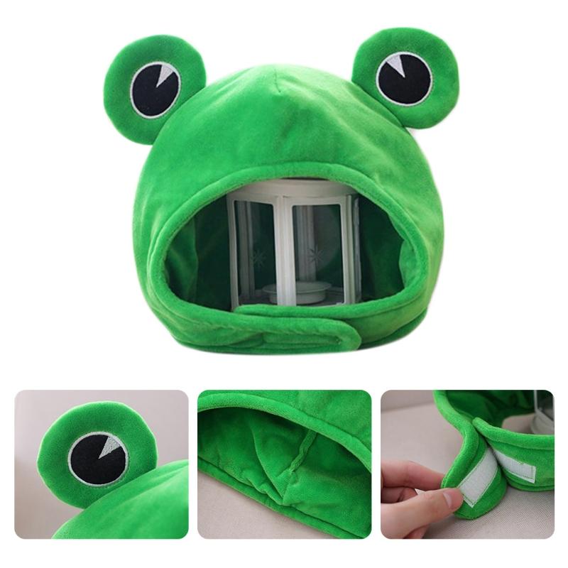 Funny Big Frog Eyes Cartoon Plush Hat Toy Green Headgear Cap Cosplay Costume X4YC
Funny Big Frog Eyes Cartoon Plush Hat Toy Green Headgear Cap Cosplay Costume X4YC