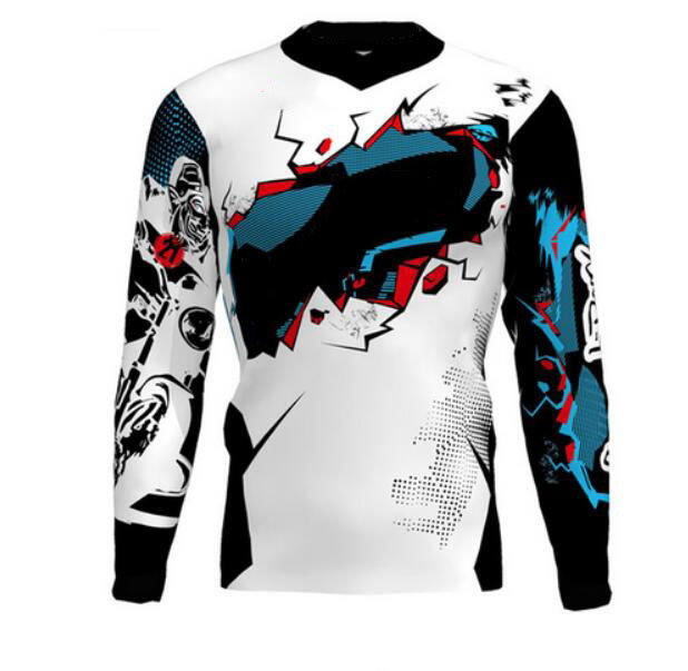 2020 DH Downhill moto Jersey Mountain Bike long Sleeve motocross jersey Uniform Shirt Cycling Clothing Motorcycle Clothing от DHgate WW